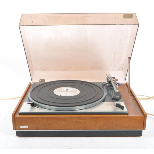 420 - Lenco - A mid 20th century Lenco L75 turntable record player. The turntable marked 'Made In Switzerl... 