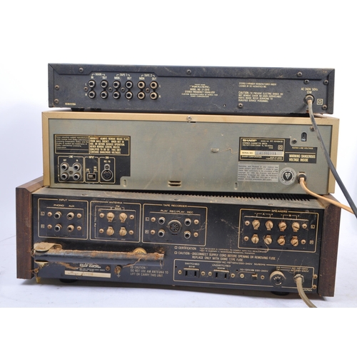 422 - A collection of 20th century audio / music equipment. The collection to include an Akai GXC-36D ster... 