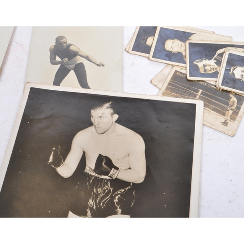 535 - Boxing Interest Ephemera - a collection of assorted early 1920s to mid century black and white portr... 