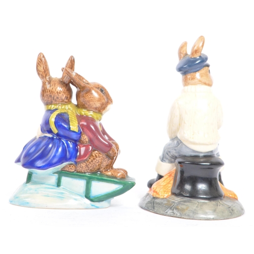 124 - Royal Doulton - Bunnykins - Collection of porcelain china bunny figures / statues. Comprising of, Ca... 