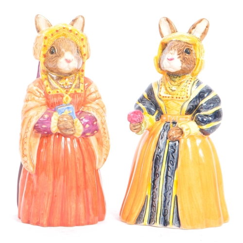 124 - Royal Doulton - Bunnykins - Collection of porcelain china bunny figures / statues. Comprising of, Ca... 