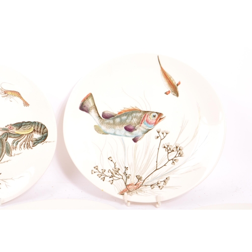 143 - Johnson Brothers - A set of six fish design plates set. Comprising of six large fish plates made in ... 