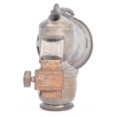 180 - Jos Lucas Ltd, Birmingham - A vintage 20th century metal carbide bicycle gas lantern light lamp. The... 