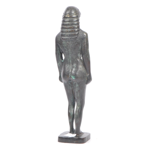 206 - Ancient Egypt - A 20th century ancient Greek free standing bronze statue, depicting a nude Kroisos K... 