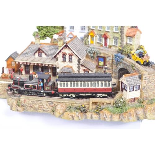 238 - Danbury Mint - Country Lines Collection - Collection of vintage 20th century resin railway / train s... 