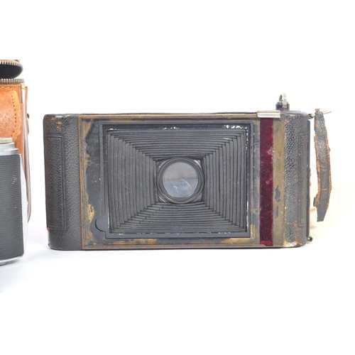 282 - A collection of early and mid 20th century film folding cameras. The collection to include a circa 1... 