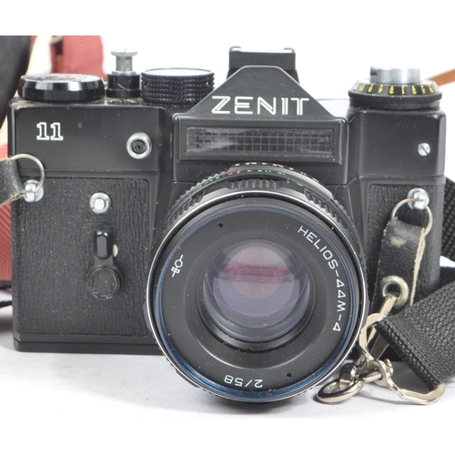 288 - Zenit - A collection of 20th century USSR Russian 35mm cameras. The collection to include a Zenit 11... 