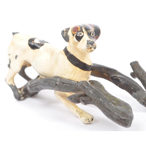 290 - An early 20th century Austrian cold painted figure of a terrier dog. Measures approx. 7cm long.