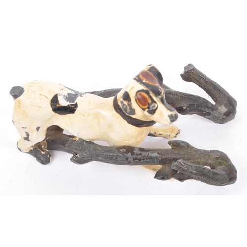 290 - An early 20th century Austrian cold painted figure of a terrier dog. Measures approx. 7cm long.