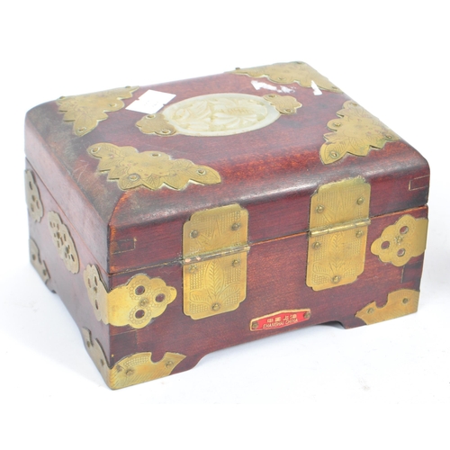 298 - A collection of 20th century Chinese Asian decorative boxes and pieces. The collection to include a ... 