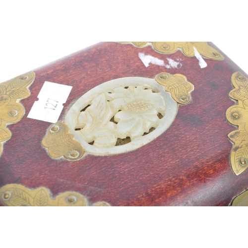 298 - A collection of 20th century Chinese Asian decorative boxes and pieces. The collection to include a ... 