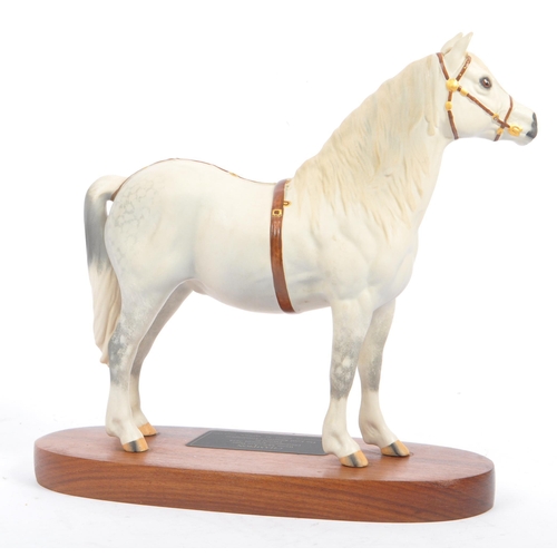 3 - Beswick - A porcelain china figurine of a horse titled champion. Welsh mountain pony Gredington Simw... 