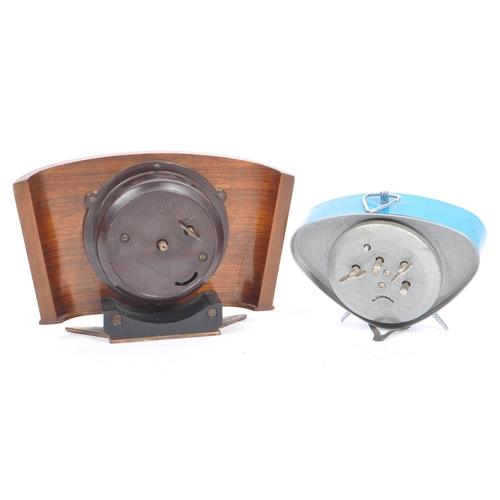 327 - Metamec - a collection of three clocks to include a Vintage Metamec wall clock, Metamec teak framed ... 