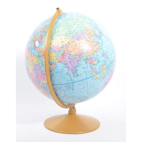 337 - Replogle World Nation Globe - A late 20th century desk top world rotating globe. Spherical form with... 