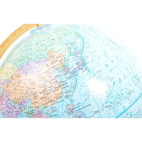 337 - Replogle World Nation Globe - A late 20th century desk top world rotating globe. Spherical form with... 