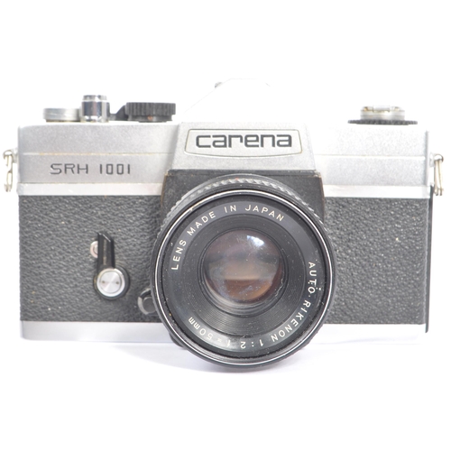 342 - A collection of 20th century Japanese 35mm SLR film cameras, including Ricoh. The collection consist... 