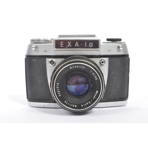 345 - A collection of mid 20th century German film cameras. The collection to include a Ihagee EXA 1A 35mm... 