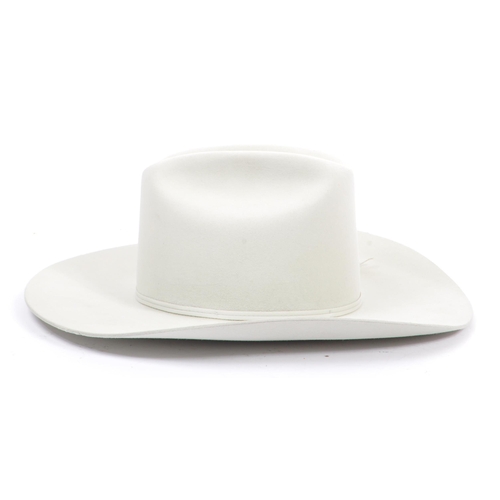 346 - Resistol - A contemporary made in America, Texas boxed Stetson / cowboy hat. Self conforming, 4 xxxx... 