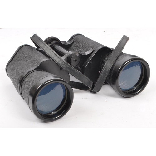 347 - A collection of three mid 20th century binoculars. To include a Prinz 10x50, Super Zenith 20x50, Boo... 