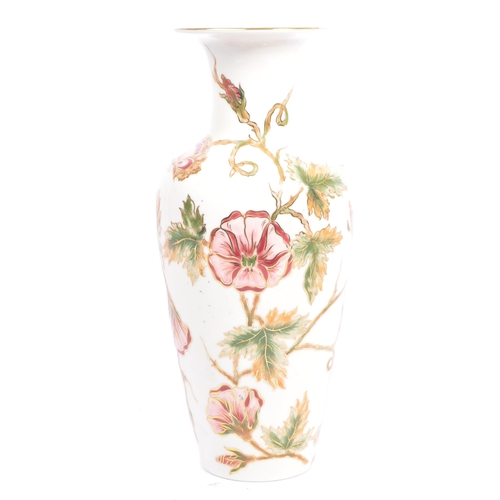 41 - SCC Castelli - A matching pair of later 20th century Italian hand painted and enamelled urn and vase... 