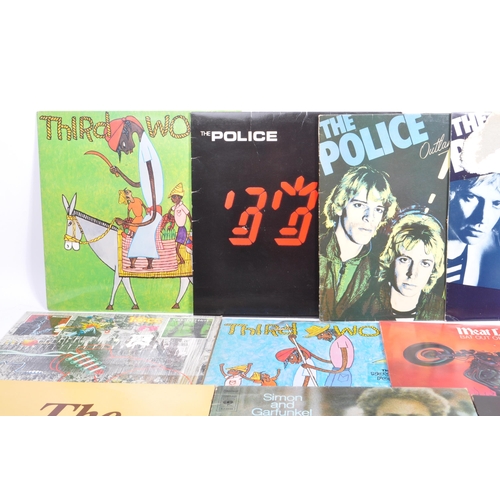 417 - A collection of vintage 20th century LP long play 33rpm vinyl records. To include artists; 10cc, Ada... 