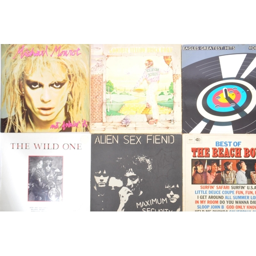 428 - A collection of vintage 20th century LP long play vinyl record albums. To include; Alien Sex Fiend -... 