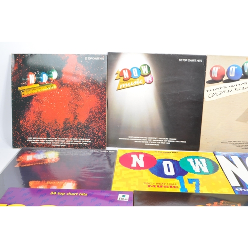 433 - A collection of 21 albums 'Now That's What I Call Music' compilation LP long play vinyl record album... 