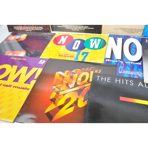 433 - A collection of 21 albums 'Now That's What I Call Music' compilation LP long play vinyl record album... 