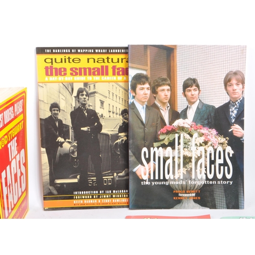 437 - A collection of 'The Faces' and other artists music memorabilia books & magazines. Books to include:... 