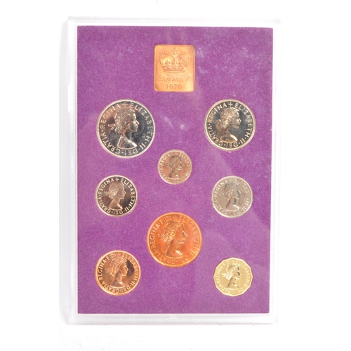 440 - Four 20th century 1970s Royal Mint coin proof packs. The collection to include two examples of 'Coin... 