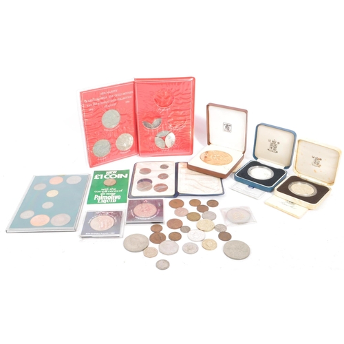 444 - An assortment of UK proof and non-proof coins & sets. The lot to include a 90th Birthday Silver Proo... 