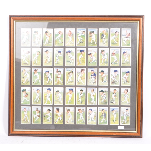 449 - Players Cigarettes - Collections of vintage 20th century cigarette cards. Cricketers caricatures by ... 