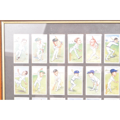 449 - Players Cigarettes - Collections of vintage 20th century cigarette cards. Cricketers caricatures by ... 