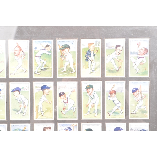 449 - Players Cigarettes - Collections of vintage 20th century cigarette cards. Cricketers caricatures by ... 