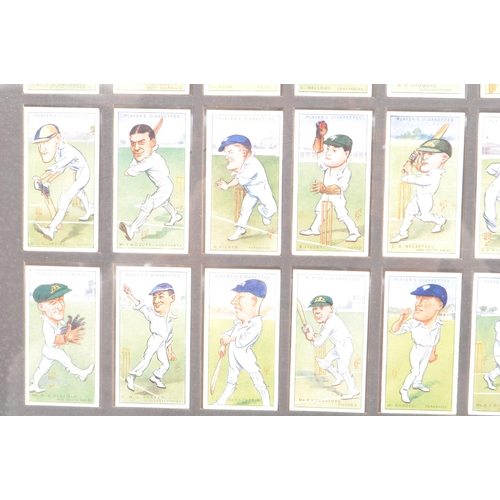 449 - Players Cigarettes - Collections of vintage 20th century cigarette cards. Cricketers caricatures by ... 