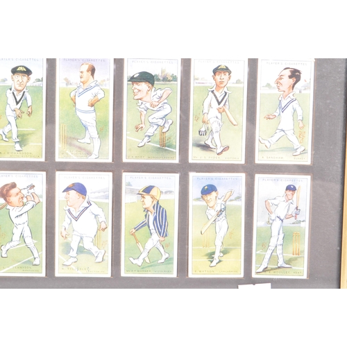 449 - Players Cigarettes - Collections of vintage 20th century cigarette cards. Cricketers caricatures by ... 