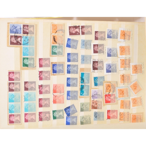 455 - United Kingdom - A collection of franked and unfranked Royal Mail postage stamps. Some examples loos... 