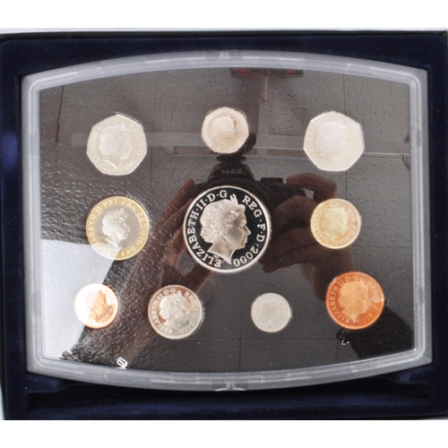 456 - A collection of eighteen United Kingdom Proof Coin Collection sets. The collection from 1983 to 2000... 