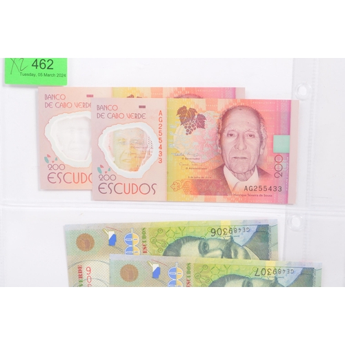 462 - Banco de Cabo Verde - A collection of 2007 & 2014 bank notes. To include two 200 verde notes - AG255... 