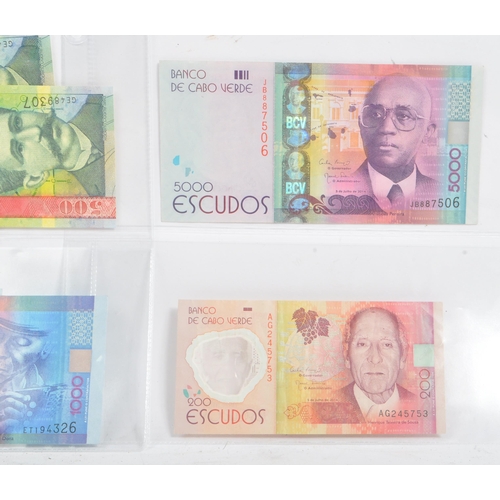 462 - Banco de Cabo Verde - A collection of 2007 & 2014 bank notes. To include two 200 verde notes - AG255... 