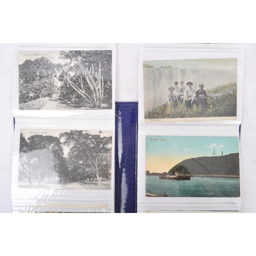 472 - South Africa. Collection of picture postcards (x200) in two albums spanning early 20th century to po... 