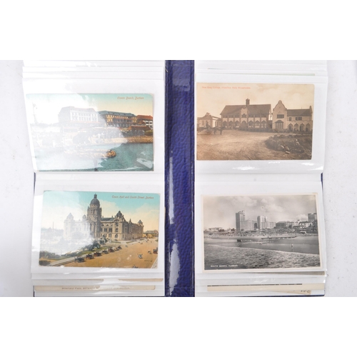 472 - South Africa. Collection of picture postcards (x200) in two albums spanning early 20th century to po... 