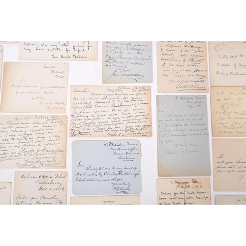 473 - Handwritten correspondence postcards approx. 1,000 British pre WWI Edward 7th – George 5th stamped a... 