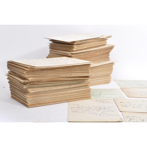 473 - Handwritten correspondence postcards approx. 1,000 British pre WWI Edward 7th – George 5th stamped a... 