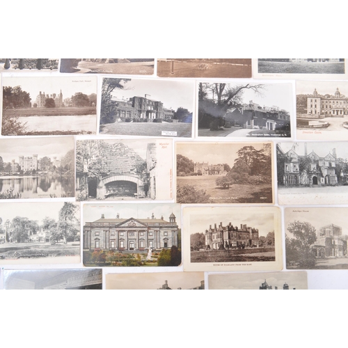 474 - Postcard collection of UK Country Houses. Approx. 375 early to mid-20th century. Many lesser seen bu... 