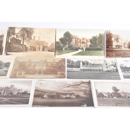 474 - Postcard collection of UK Country Houses. Approx. 375 early to mid-20th century. Many lesser seen bu... 