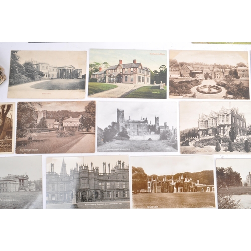 474 - Postcard collection of UK Country Houses. Approx. 375 early to mid-20th century. Many lesser seen bu... 