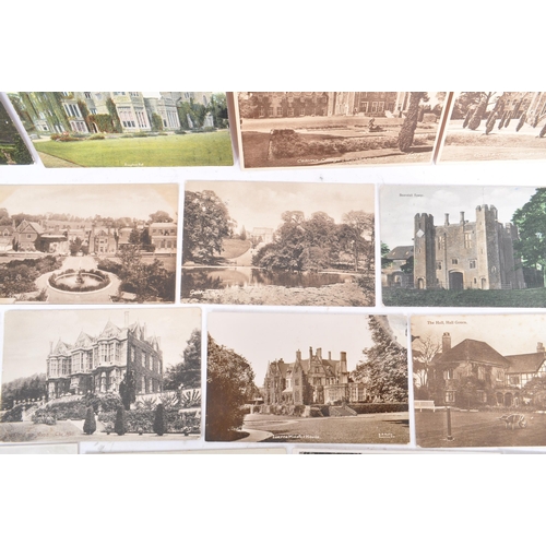 474 - Postcard collection of UK Country Houses. Approx. 375 early to mid-20th century. Many lesser seen bu... 