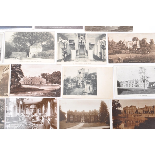 474 - Postcard collection of UK Country Houses. Approx. 375 early to mid-20th century. Many lesser seen bu... 