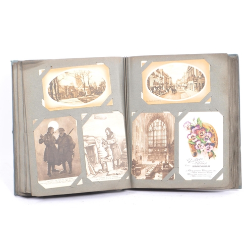 475 - Original one family postcard album. Early to mid-19th century collection (x372) Birmingham related. ... 